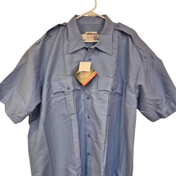 Elbeco Men's Medium Blue Poly/Cotton First Responder Professional Performance Un - Picture 3 of 13